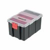 Intertool Portable Compartment Box, 5 Compartment Tray, 8.7 in. x 5.9 in. x 4.7 in., Plastic BX08-4041